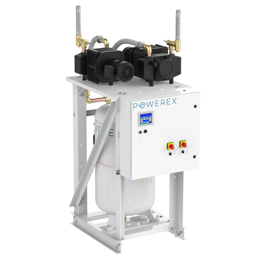 Bomba de Vacío Médico Powerex Tankmount | Paletas Lubricadas | NFPA 99 2