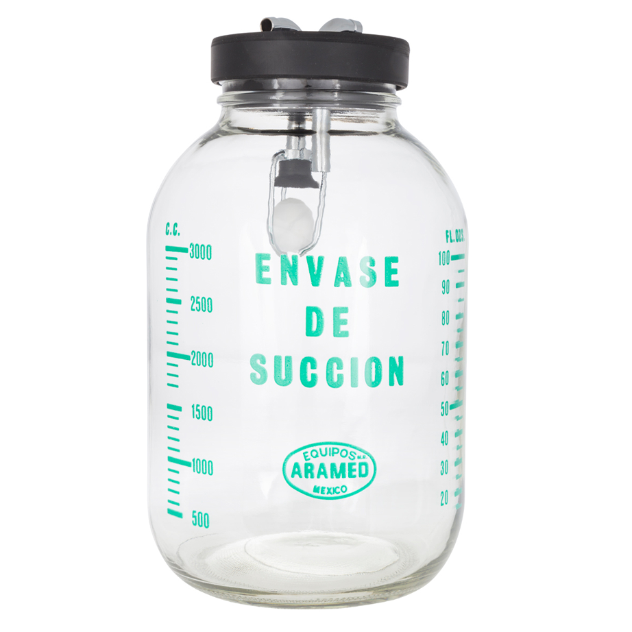 Frasco de vidrio Aramed de 1 Galón con Tapa, Niples y Flotador 4