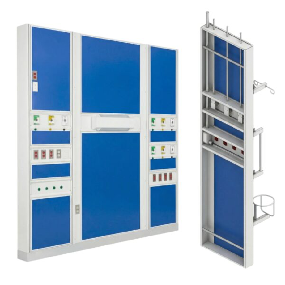 Panel Vetical Hospitalario Aramed-Sistema de Pared para Terapia Intensiva