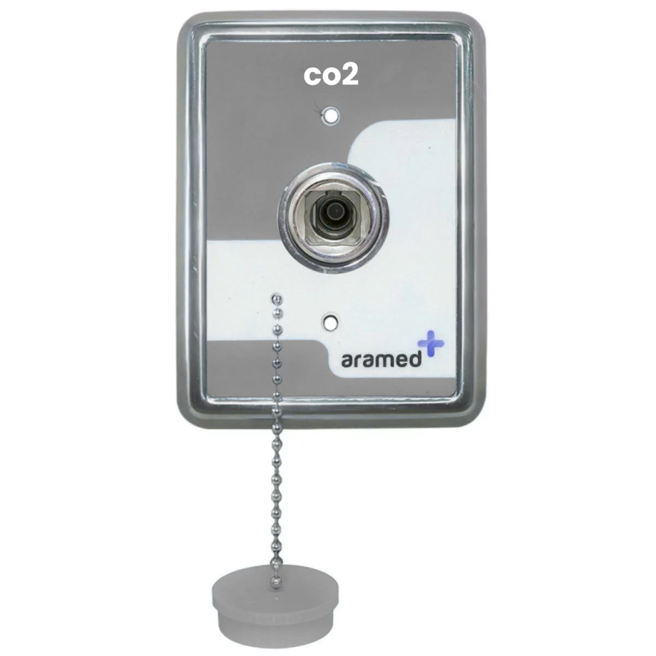 Toma de CO2 Aramed NFPA Conexión Aramed : AGA 5