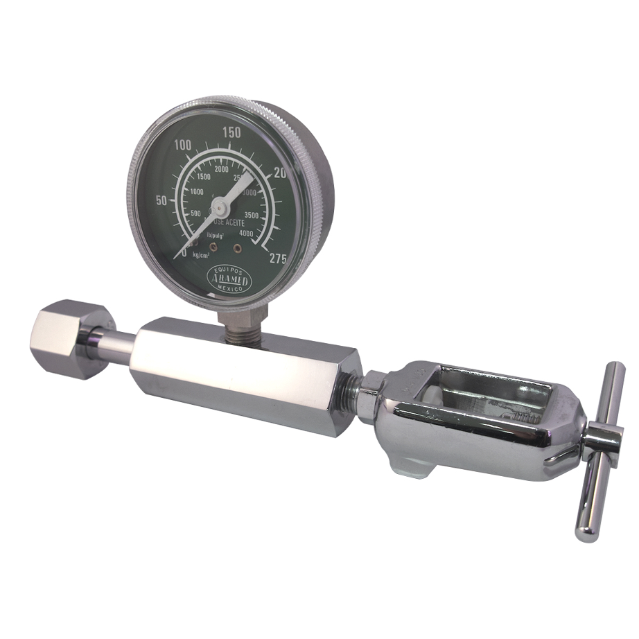 Trasvasador con Yugo para Oxígeno Conexión Americana 4